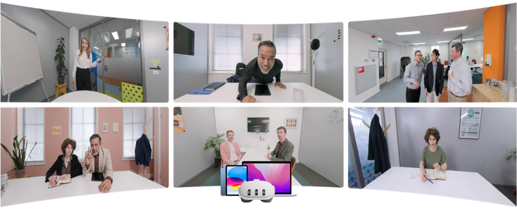 IT'S UP TO YOU scenes showing realistic workplace situations